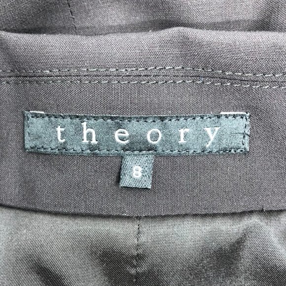 Theory Classic Two Button Black Wool Jacket - Picture 3 of 7